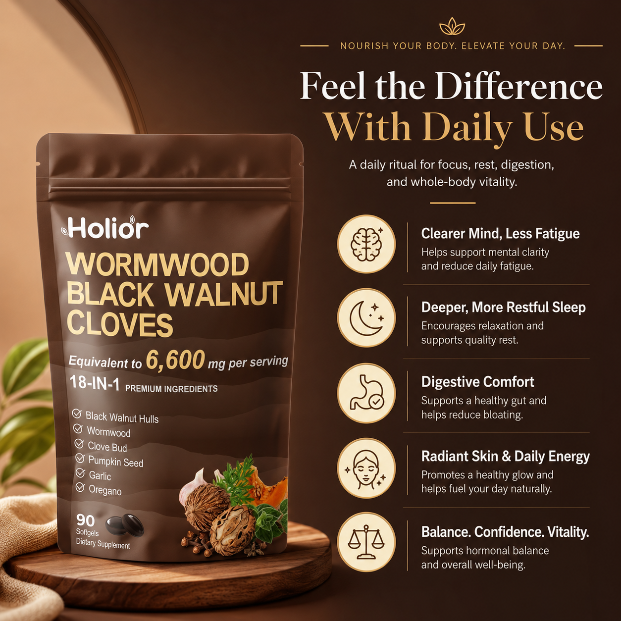 Wormwood Black Walnut Cloves